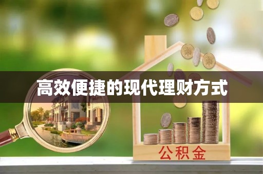 紫云高效便捷的现代理财方式