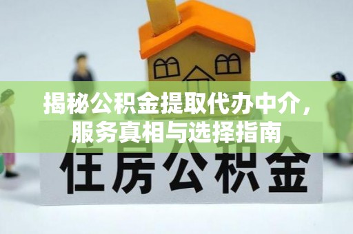 紫云揭秘公积金提取代办中介，服务真相与选择指南