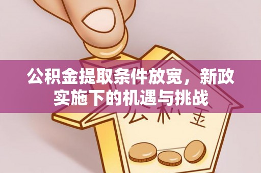 紫云公积金提取条件放宽，新政实施下的机遇与挑战