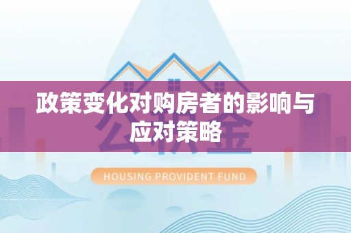 紫云政策变化对购房者的影响与应对策略